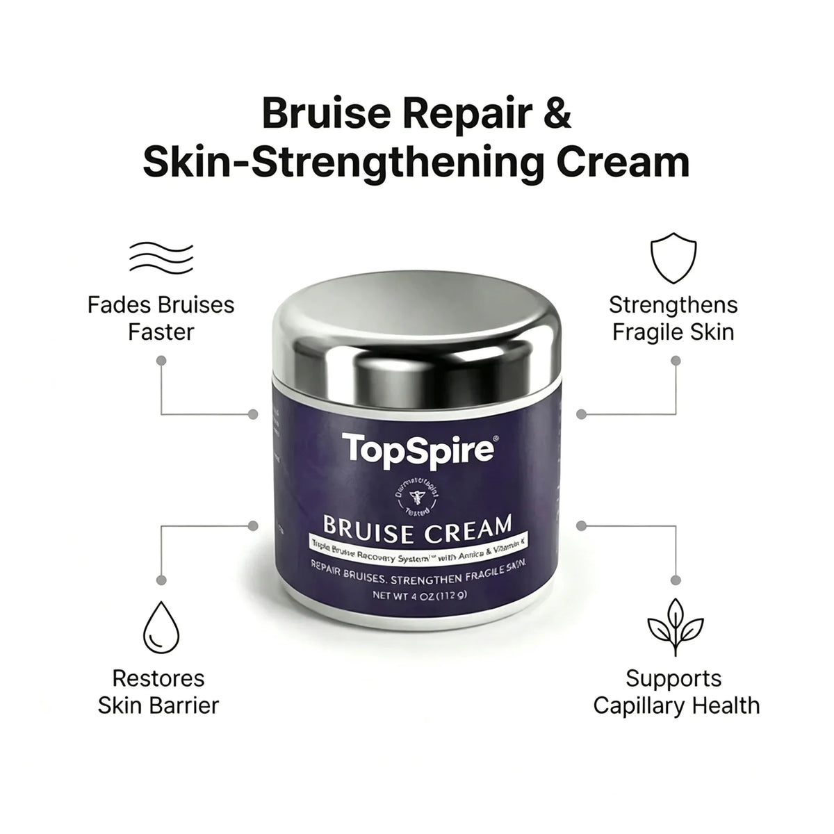 TopSpire® Bruise Repair & Skin-Strengthening Cream