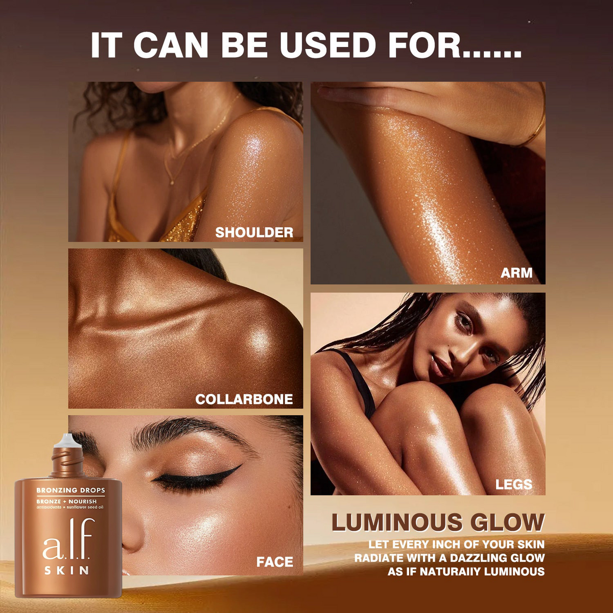 🤎 Bronzing Drops Tinted Serum 🌿 No Heavy Makeup Needed-8QY1