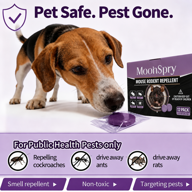 All-Natural Peppermint & Cinnamon Pest & Rodent Repellent Pucks 🕷️🐍