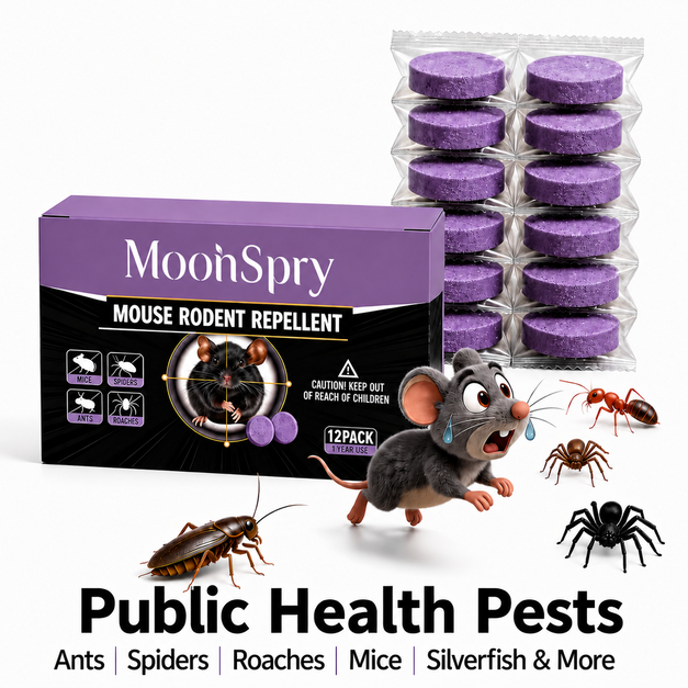 All-Natural Peppermint & Cinnamon Pest & Rodent Repellent Pucks 🕷️🐍