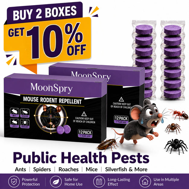 All-Natural Peppermint & Cinnamon Pest & Rodent Repellent Pucks 🕷️🐍