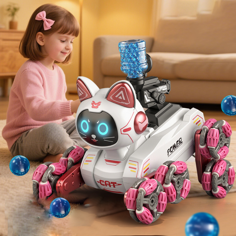 Smart Gesture-Control Robot Cat Toy – Interactive AI Pet for Kids