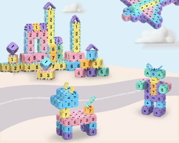 Kids Number Puzzle Cube Blocks