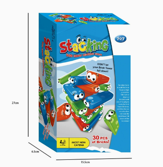 Colorful Stacking Tower Game for Kids