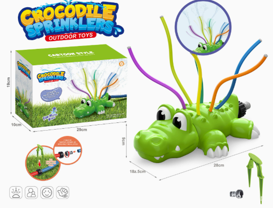 Wiggling Crocodile Shark Water Toy