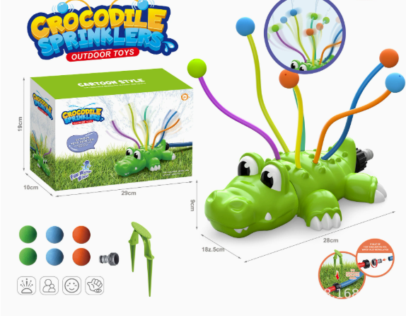 Wiggling Crocodile Shark Water Toy