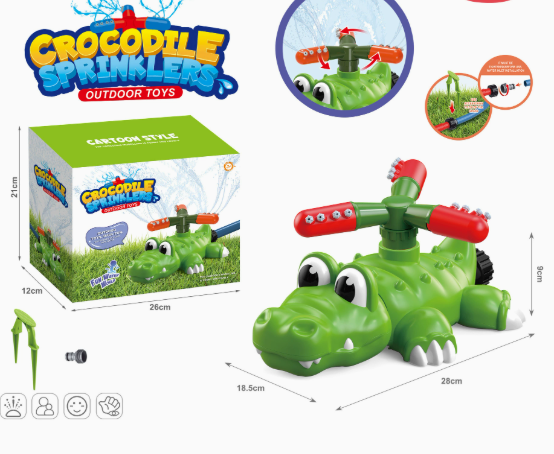 Wiggling Crocodile Shark Water Toy
