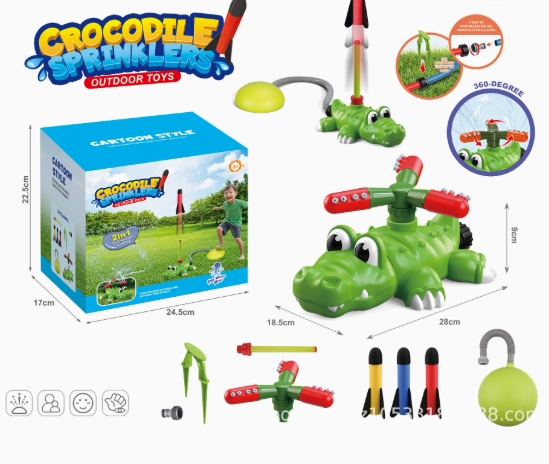 Wiggling Crocodile Shark Water Toy