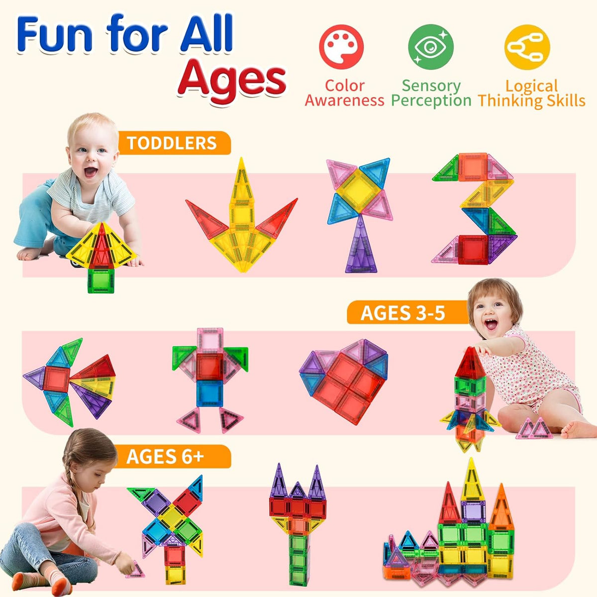 🔥Mini Magnetic Tile Toys with Iron Box