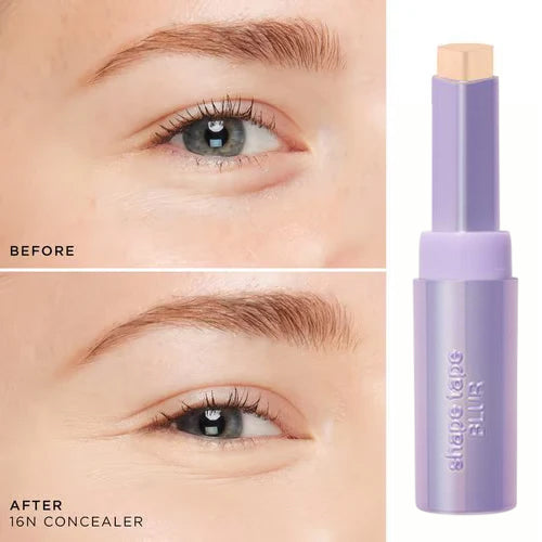 💜Vuriexo Shape Tape Concealer Duo – Brighten, Lift & Conceal + Free Pro Brush