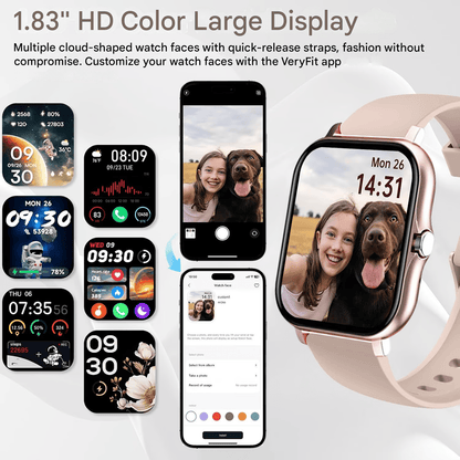 ⌚🔥All-day Fitness Monitoring💯Bluetooth Fashion Smart Watch
