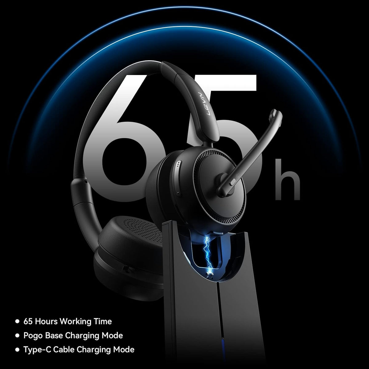 AI Noise Cancelling Headset For Work From Home