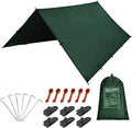 Waterproof Camping Tarp Tent Hammock Rain Fly, 10X10FT/10X15FT, Mutifunctional Tent Footprint Lightweight Tarp for Camping, Hiking and Survival Shelter