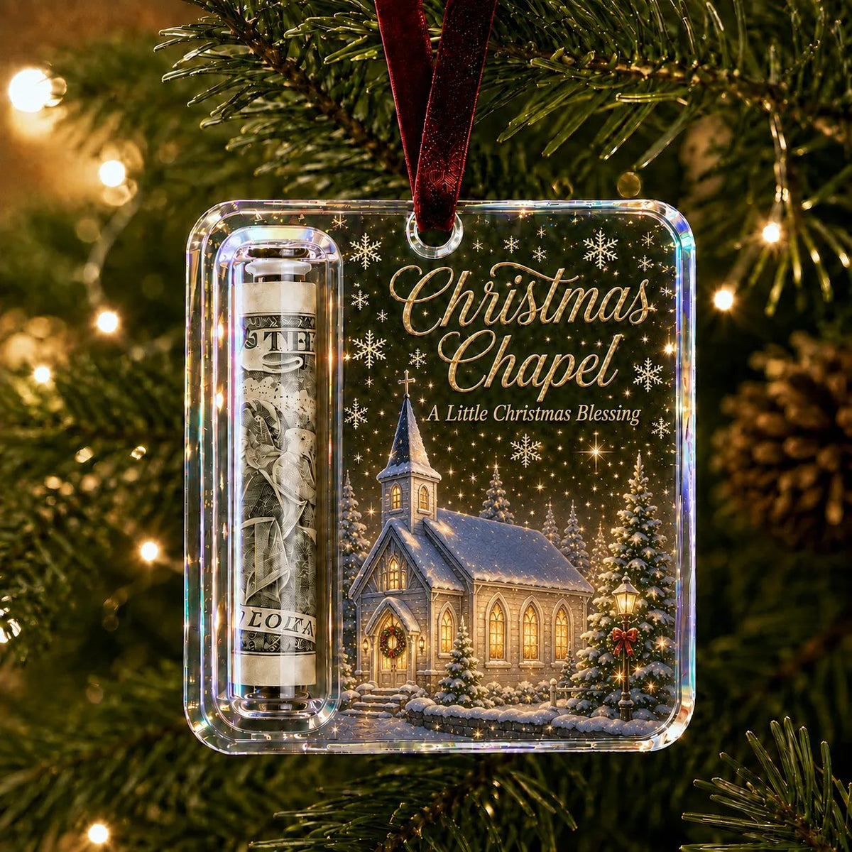 ✨🎄Christmas Cash Gift Holder Ornament