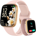 Smart Watch: 1.85" AMOLED Call Answer, Heart Rate/SpO₂, 100+ Sports, 3ATM Waterproof, 2 Bands