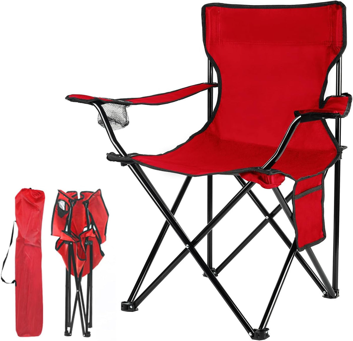 Folding Camping Chairs- Lightweight, Portable Chair for Beach, Lawn, Outdoor Sports