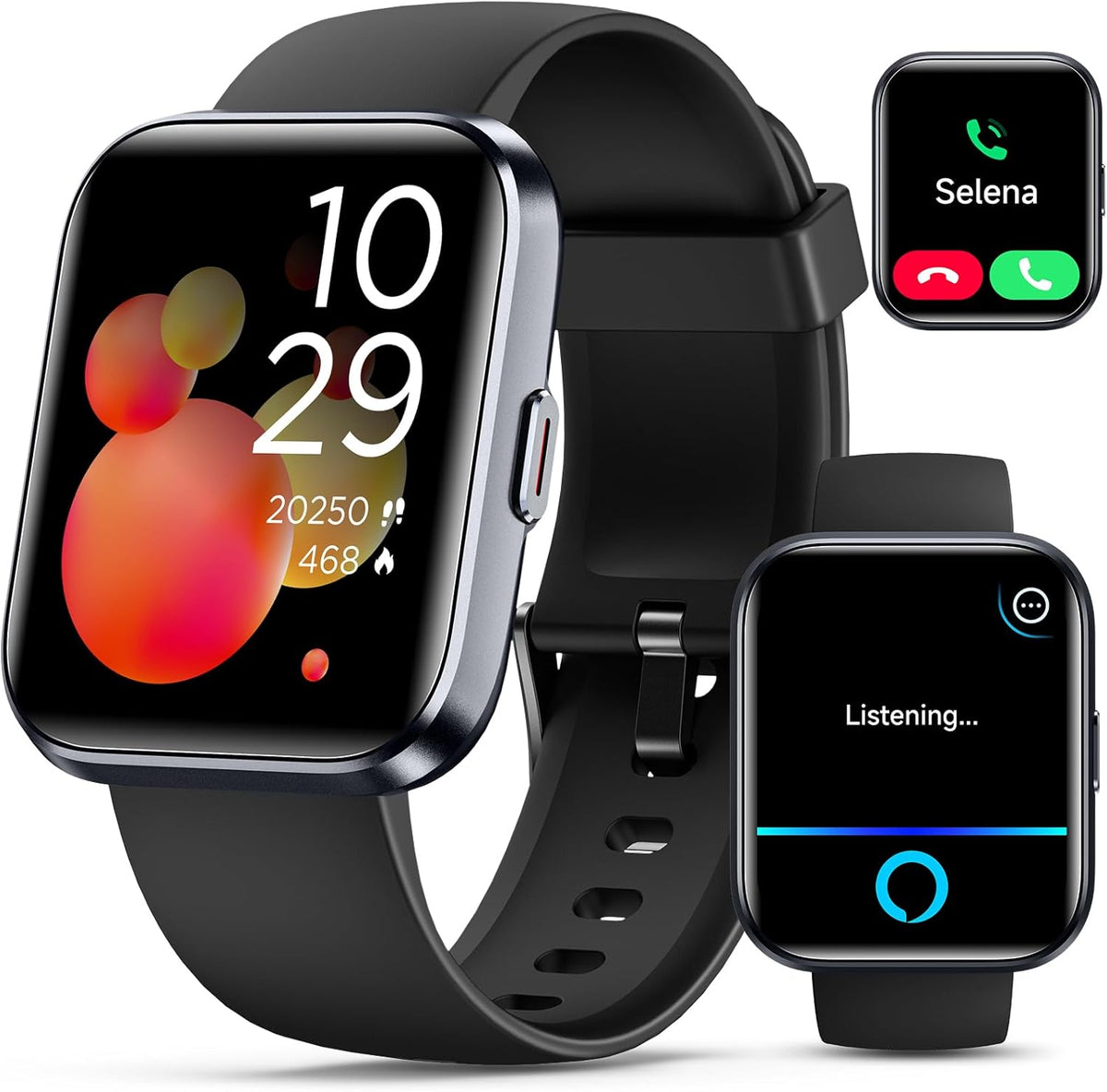 Women Smartwatch: 1.8" Alexa Built-in, Call Alerts, Heart Rate/Sleep Monitor, 120 Sports Modes, Waterproof