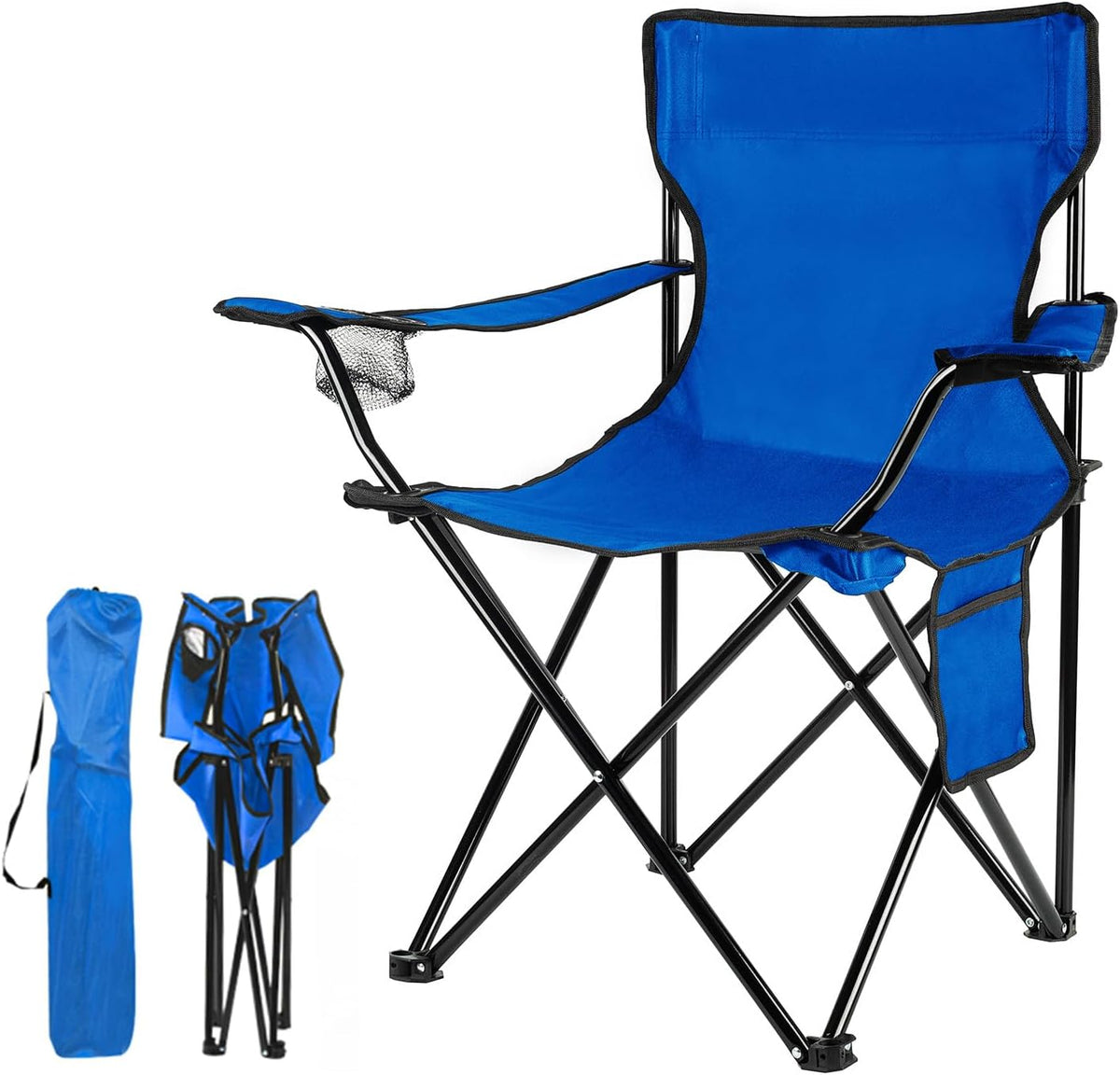 Folding Camping Chairs- Lightweight, Portable Chair for Beach, Lawn, Outdoor Sports