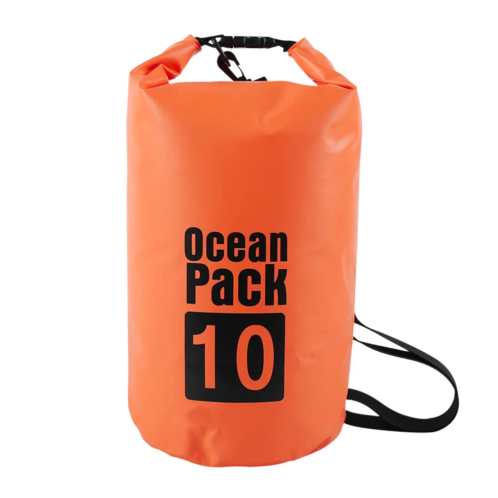 2L–10L Waterproof Dry Bag – Floating Sack for Swimming, Boating, River Trekking & Outdoor Sports