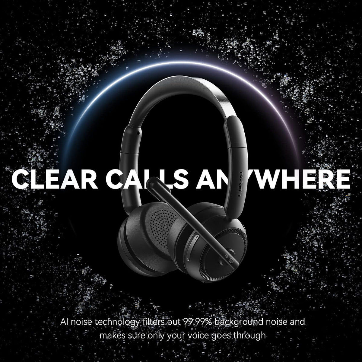 AI Noise Cancelling Headset For Work From Home