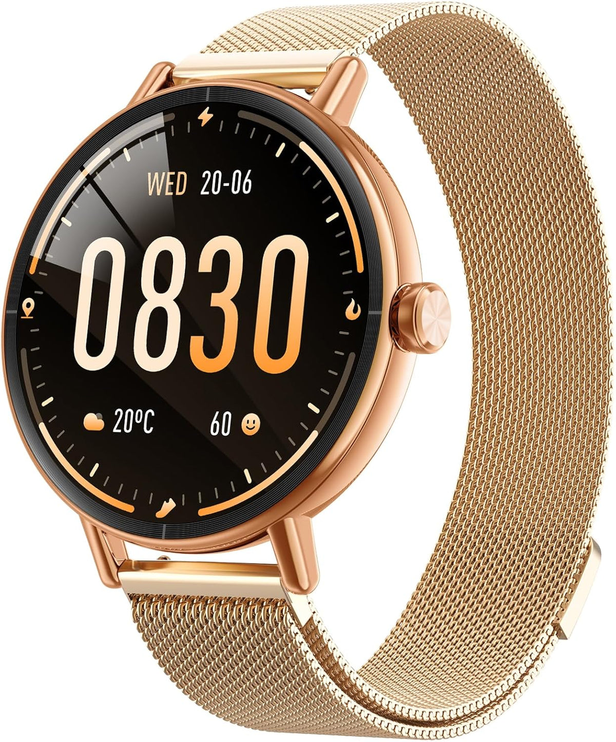 Women Smart Watch: 1.57" Call Answer Fitness Tracker with Heart Rate & SpO2, IP68, 2 Bands