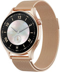 Women Smart Watch: 1.3" AMOLED Call Answer, Heart Rate/SpO₂, 3ATM Waterproof, Sleep Tracker