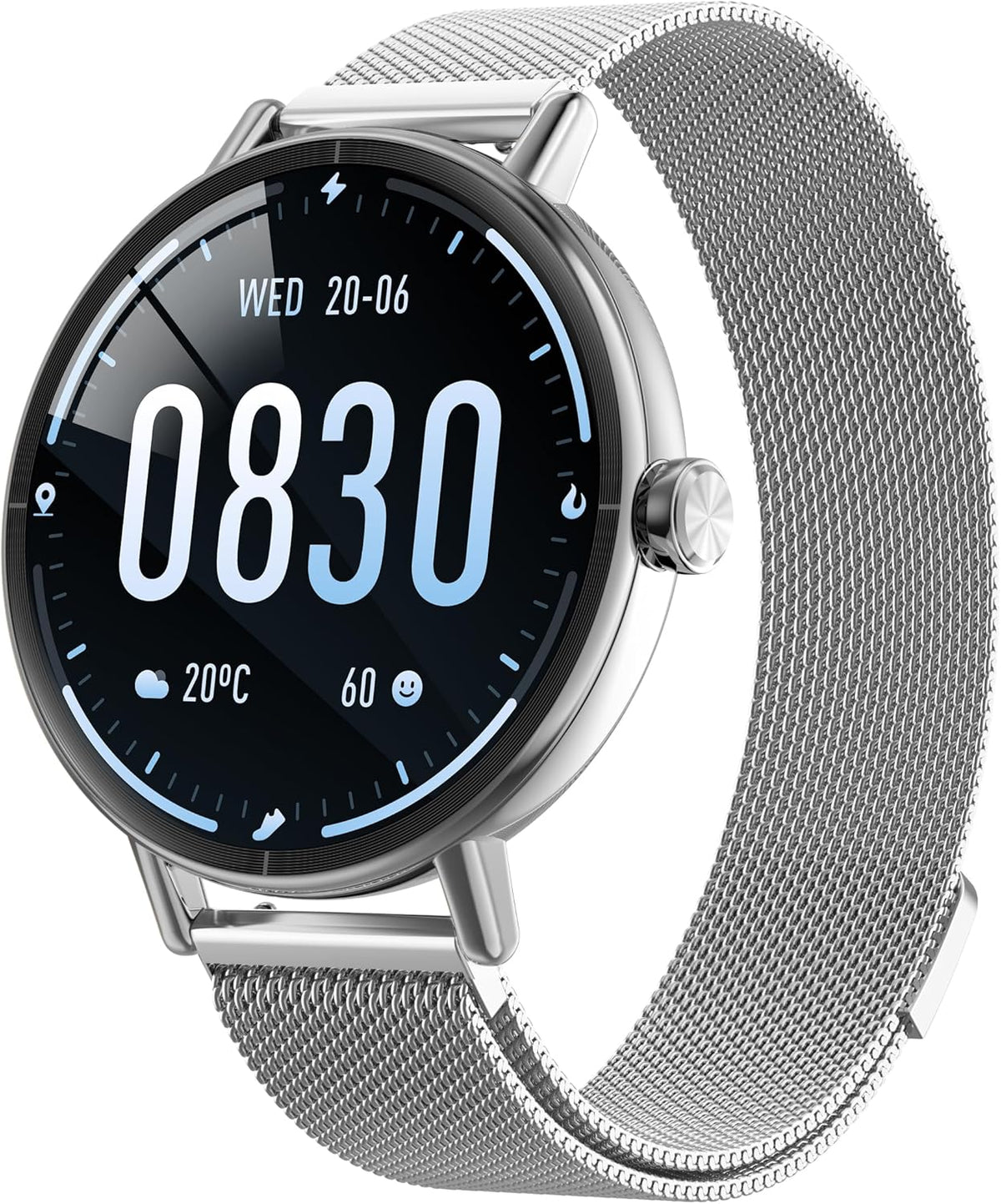 Women Smart Watch: 1.57" Call Answer Fitness Tracker with Heart Rate & SpO2, IP68, 2 Bands