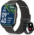 Smart Watch 45mm for Women Men(Dial/Answer Calls), 2.0" Fitness Tracker Watch with Heart Rate/Blood Pressure/Blood Oxygen Monitor for Android iOS