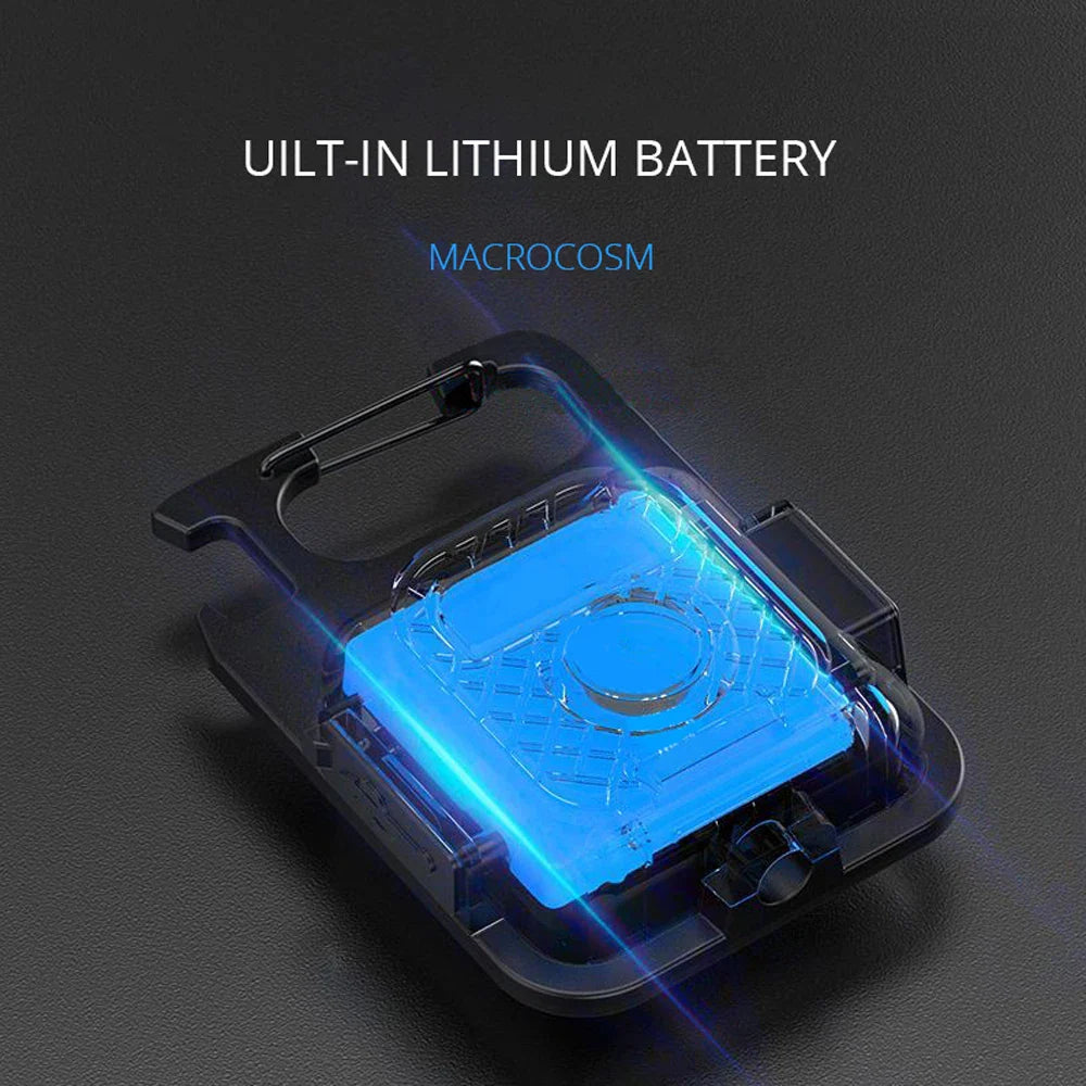 Super Bright Mini COB Keychain Flashlight Charging Lamp Camping Lights with Magnet 4 Lighting Modes for Emergency Lighting Torch
