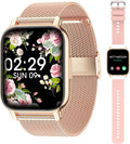 Smart Watch Women, Calls/Blood Pressure/100+ Sports Smartwatch Woman, Respiratory Rate Heart Rate Blood Oxygen Sleep, Watch Android iOS