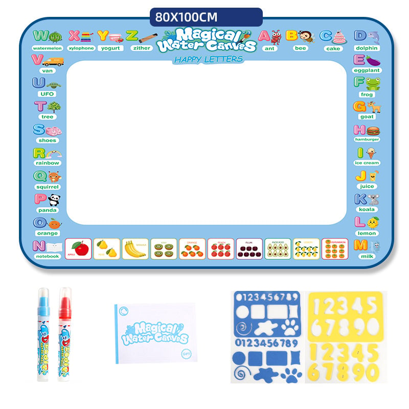 🎁Water Doodle Mat ,Aqua Painting Drawing Mat Mess Free Learning Toy Mat