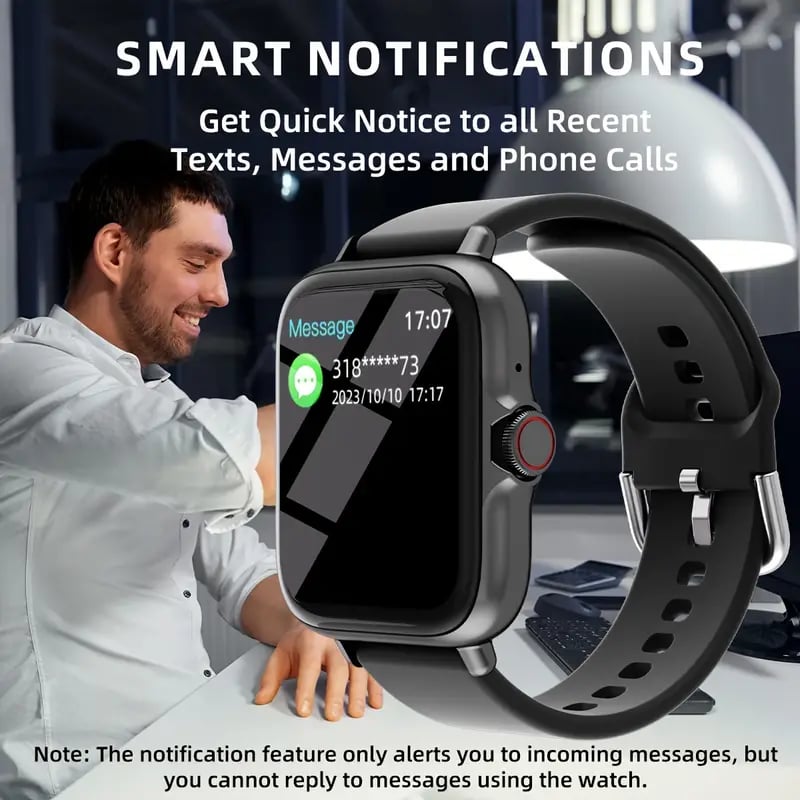 🔥All day Fitness Monitoring💯Bluetooth fashion smart watch⌚