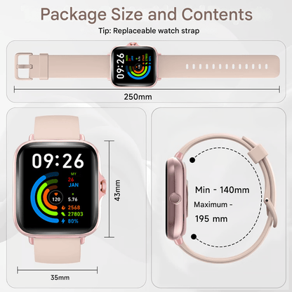 ⌚🔥All-day Fitness Monitoring💯Bluetooth Fashion Smart Watch