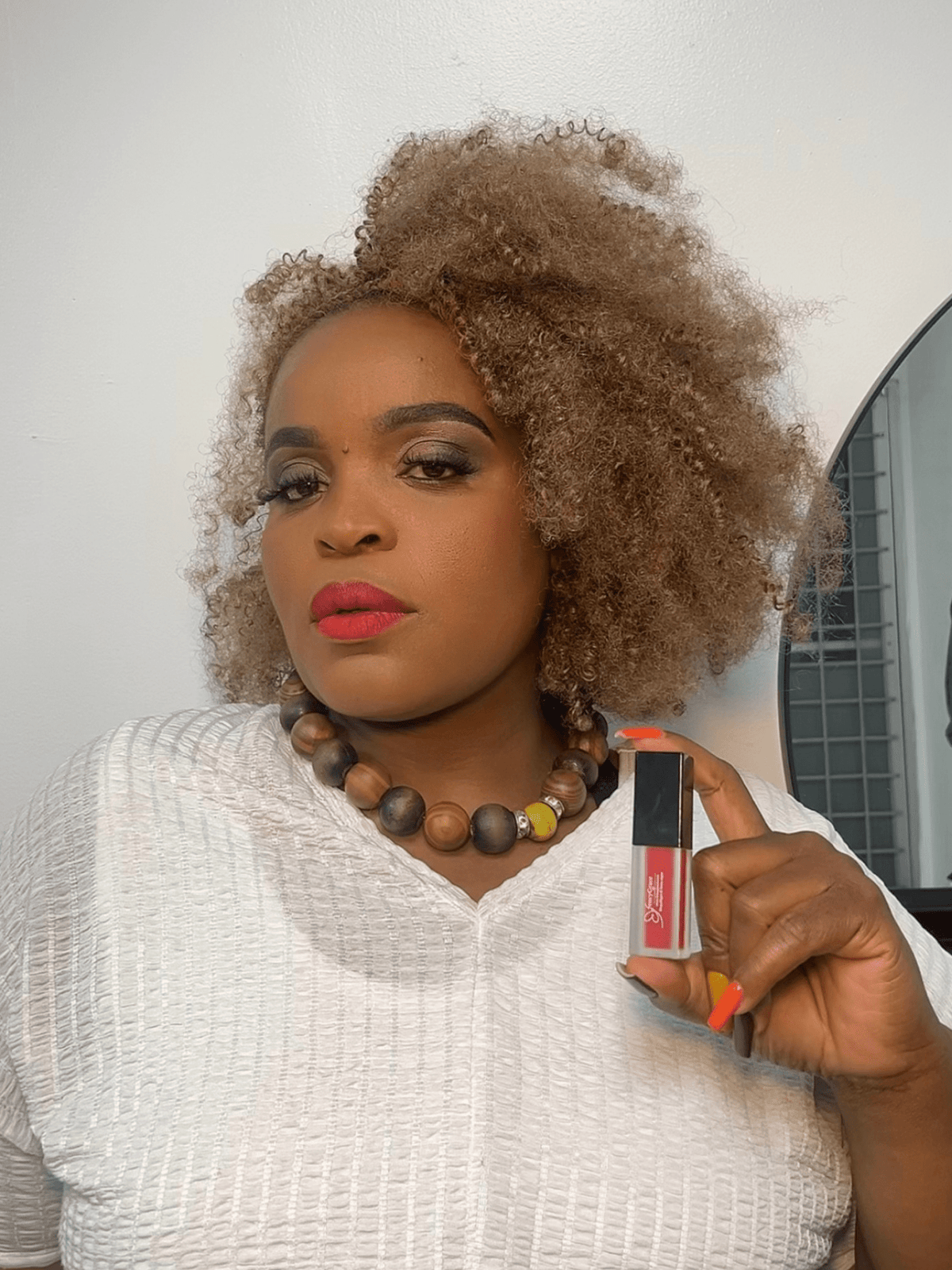 Matte Lip Stain True 77 - Long-Lasting Vegan Lipstick | FencyGrace
