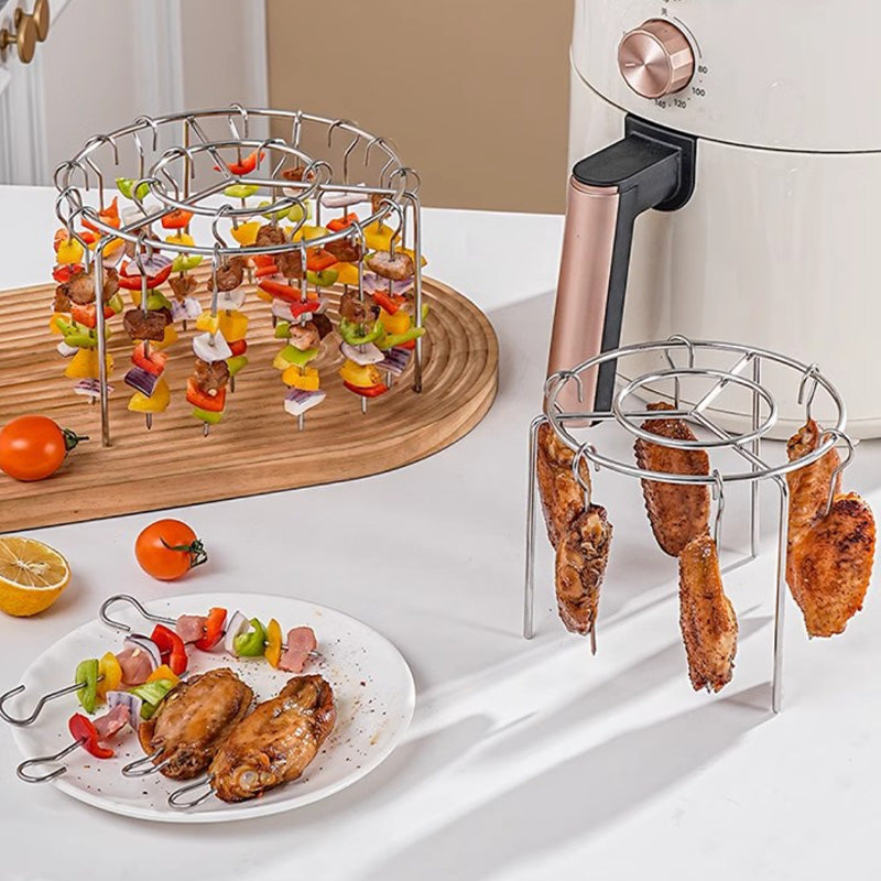 New Specialized Round Hanging Skewer Rack for Barbecues🥩